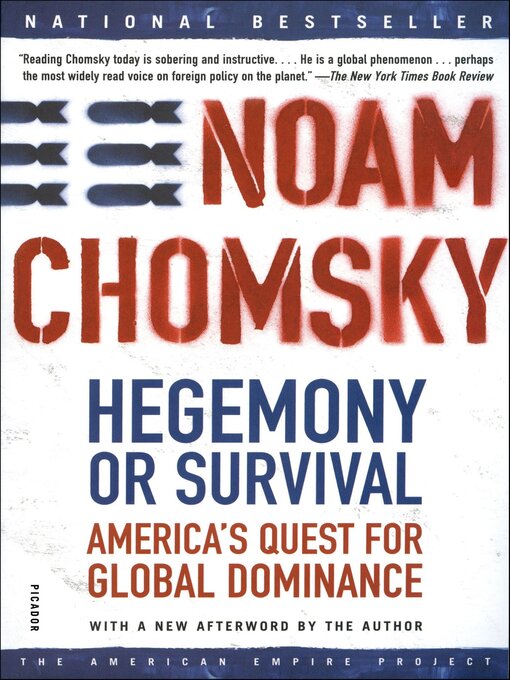 Title details for Hegemony or Survival by Noam Chomsky - Available